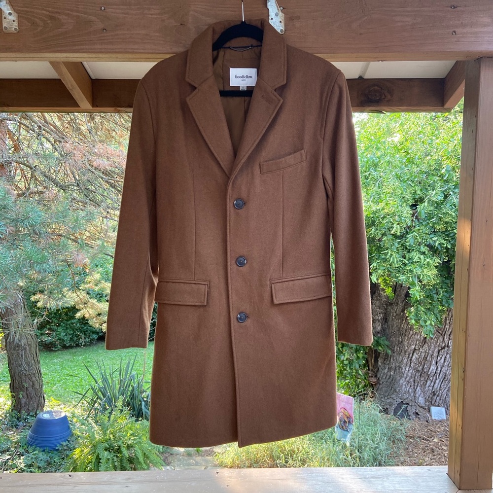 Goodfellow Wool Blend Overcoat Small